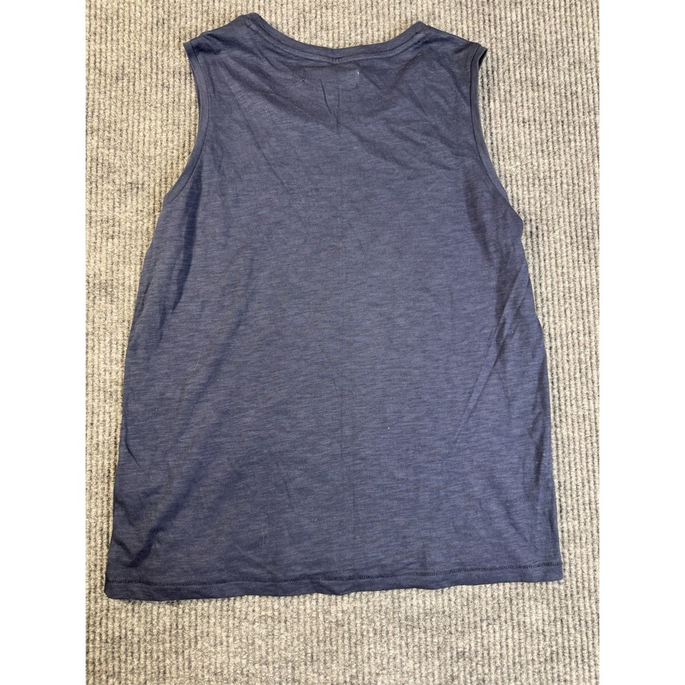 Abercrombie &‎ Fitch Women's Blue Sleeveless Crew Neck Tank Top Size M - Picture 4 of 4